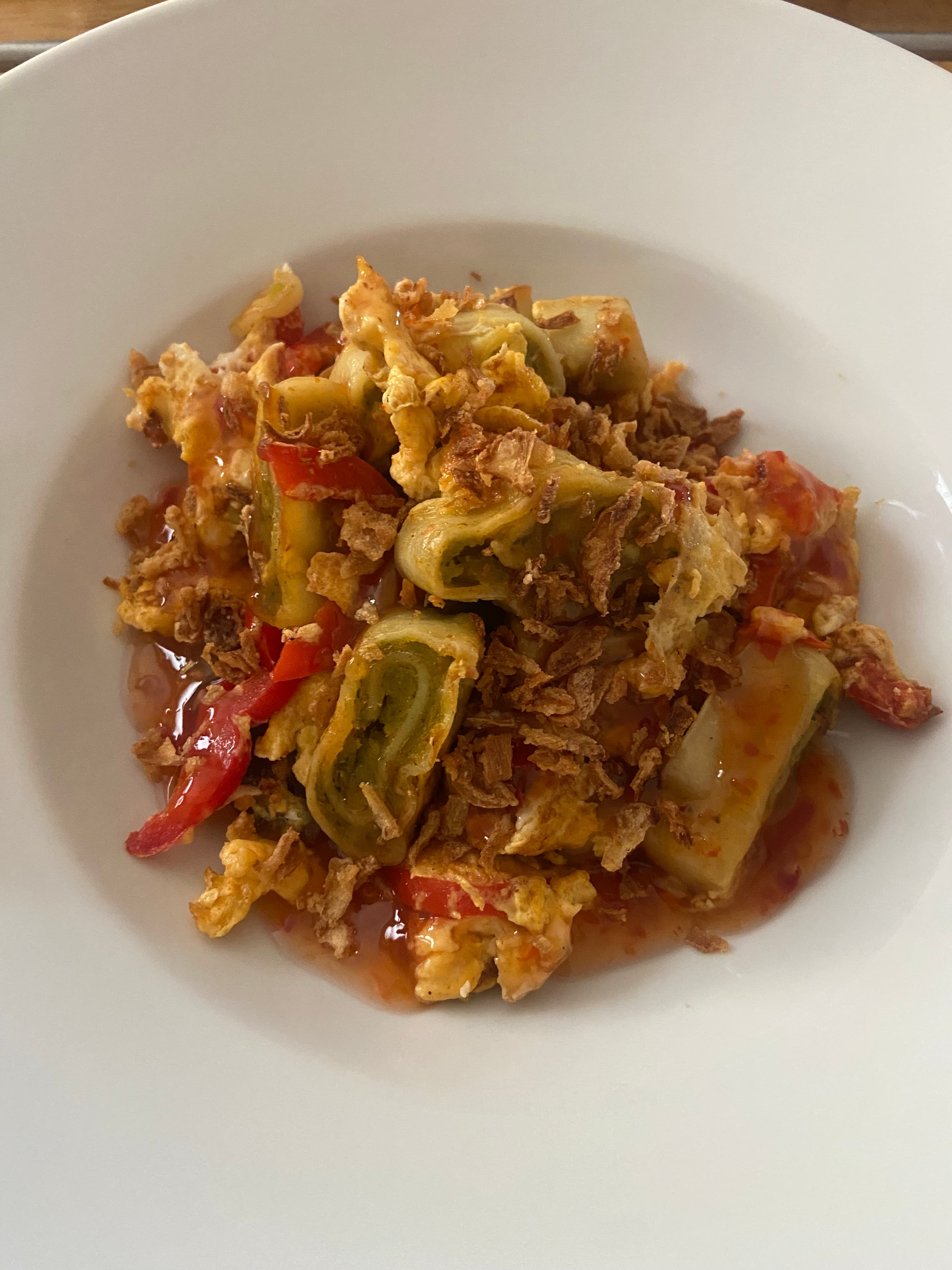 gebratene Maultaschen