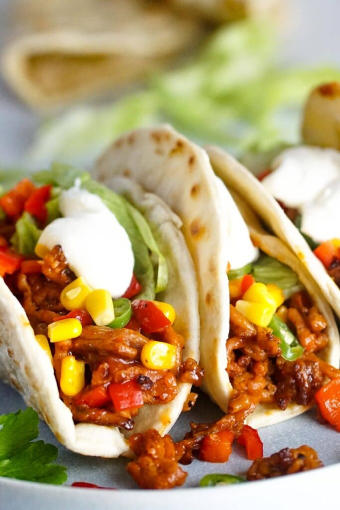 Hackfleisch-Tacos
