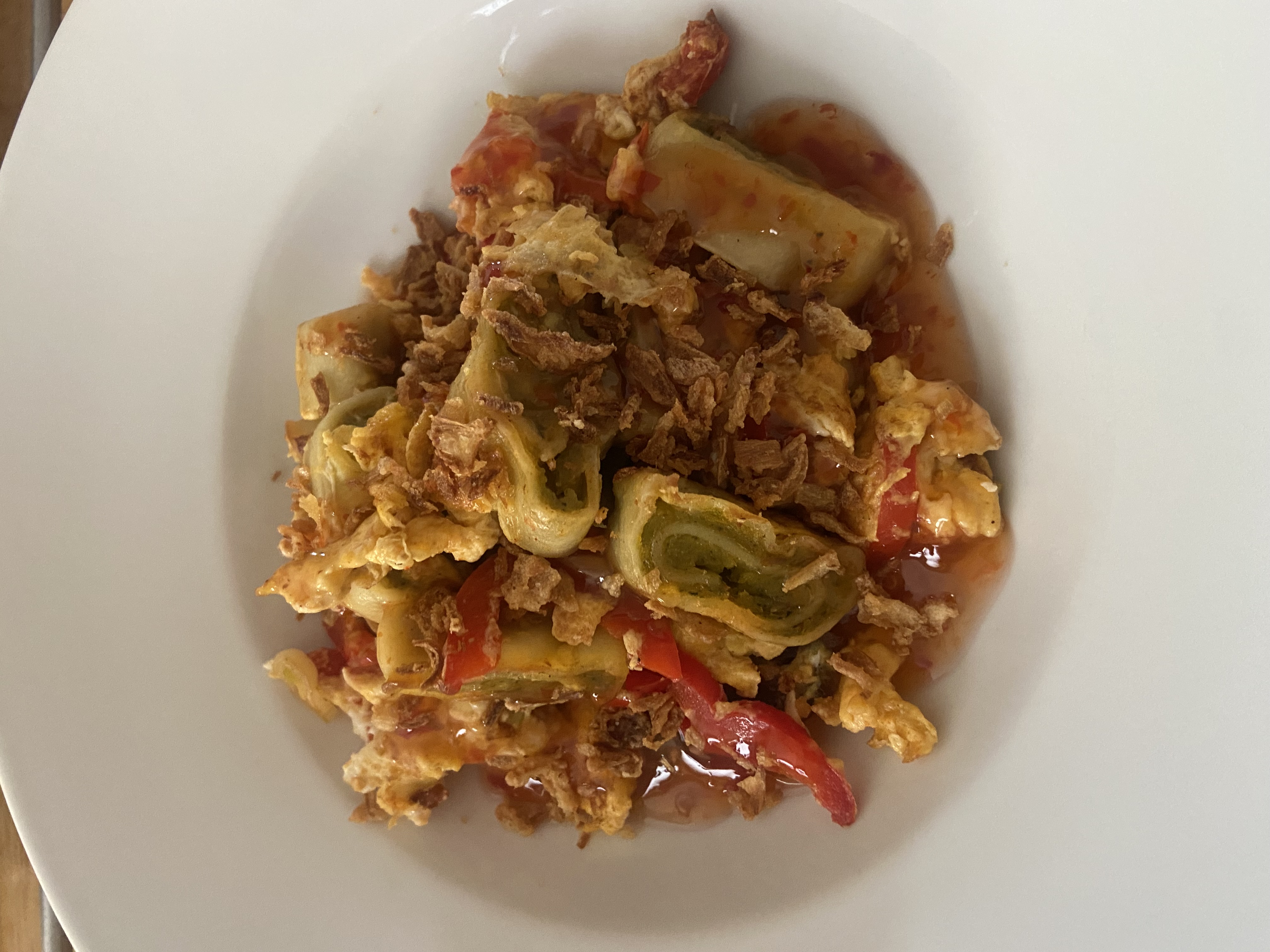 gebratene Maultaschen